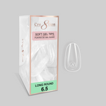 Cre8tion Soft Gel Tips - ROUND Refill Tip (100pcs/box)