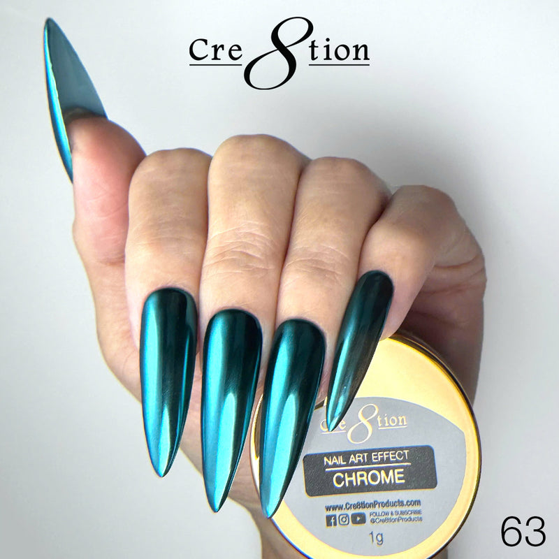 Cre8tion -  Chrome Nail Art Effect 63 - 1g
