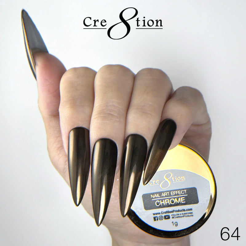 Cre8tion -  Chrome Nail Art Effect 64 - 1g