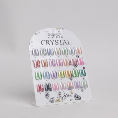 Cre8tion Counter Display Color Chart - Cat Eye Crystal 28 colors (49-54 & 73-94)