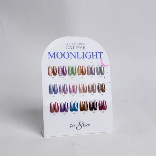 Cre8tion Counter Display Color Chart - Cat Eye Moonlight 18 colors (109-126)