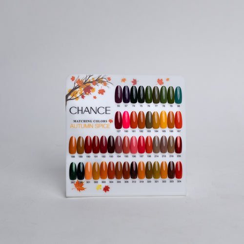 Chance Counter Display Color Chart - Fall Collection