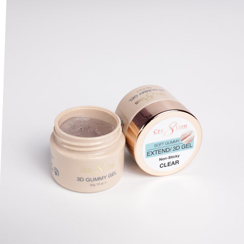 Cre8tion Soft Gummy Extend/ 3D Gel in Jar 30g Clear