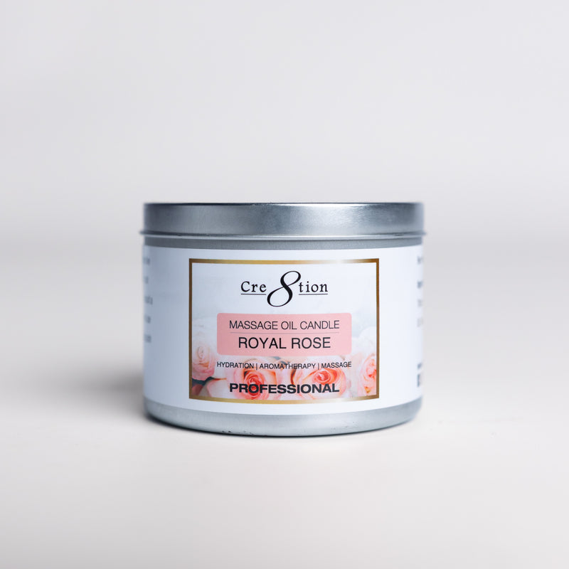 Cre8tion Massage Oil Candles 6oz - ROSE