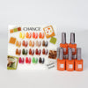 Chance Autumn Sunset Collection 0.5oz - 18 Colors w/ 1 Counter Display & 6 Chance No Wipe Top Coat 0.5oz