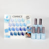 Chance Blue Grace Collection 0.5oz - 18 Colors w/ 1 Counter Display & 6 Chance No Wipe Top Coat 0.5oz