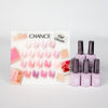 Chance Pink Whisper Collection 0.5oz - 18 Colors w/ 1 Counter Display & 6 Chance No Wipe Top Coat 0.5oz