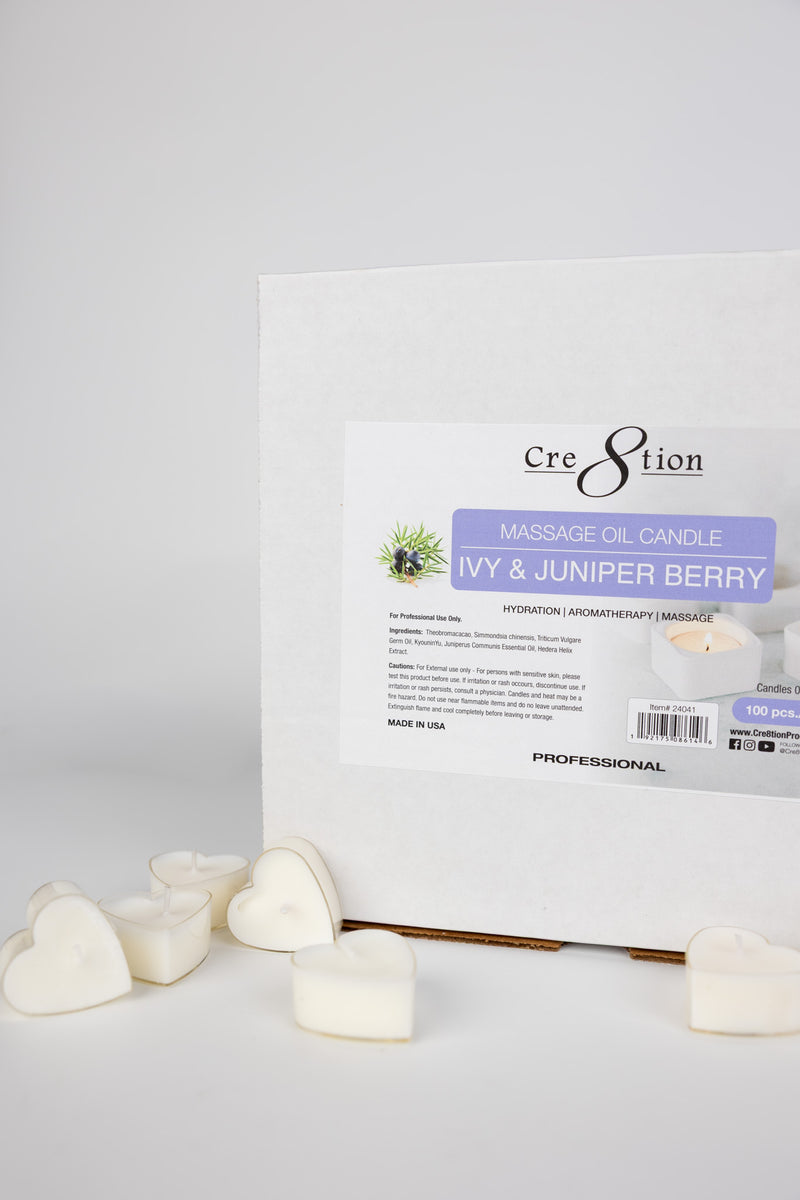 Cre8tion Massage Oil Candles - Tealight 0.5oz