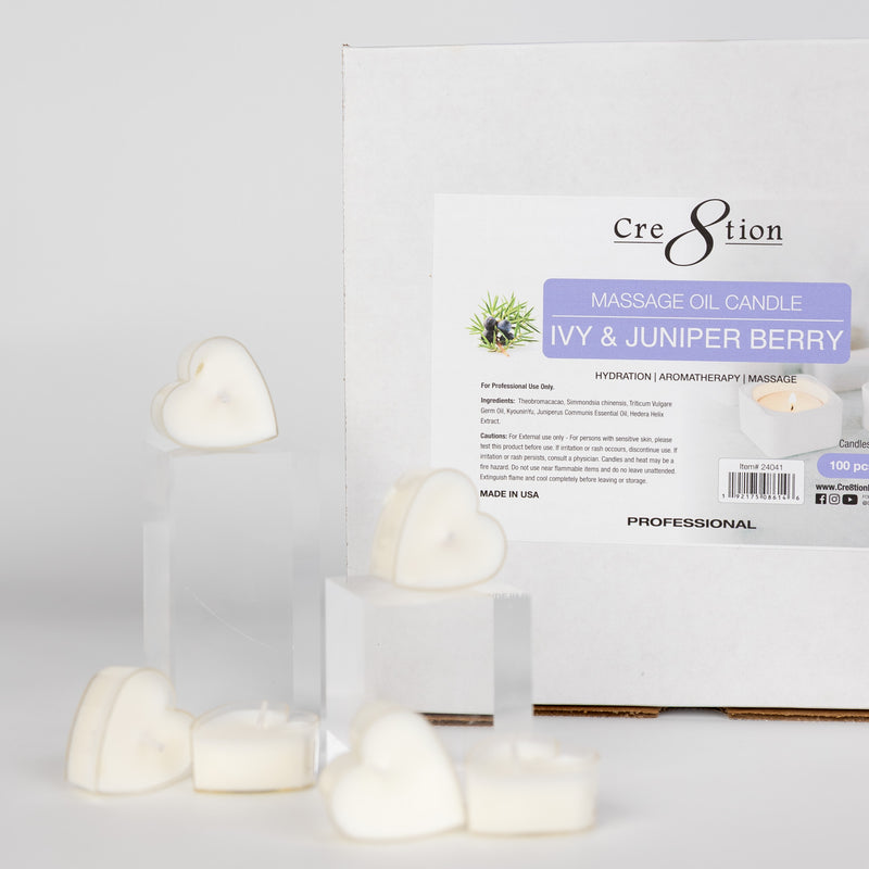Cre8tion Massage Oil Candles - Tealight 0.5oz