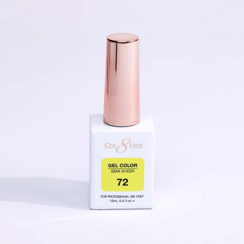 Cre8tion Hema Free Semi-Sheer Collection 0.5oz - Neon Color
