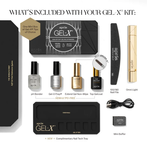 Apres New Signature Gel-X Kit with Mini Box Tips