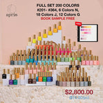 Apres Full Set - Gel Couleur Bundle 200 colors - Free Book Sample