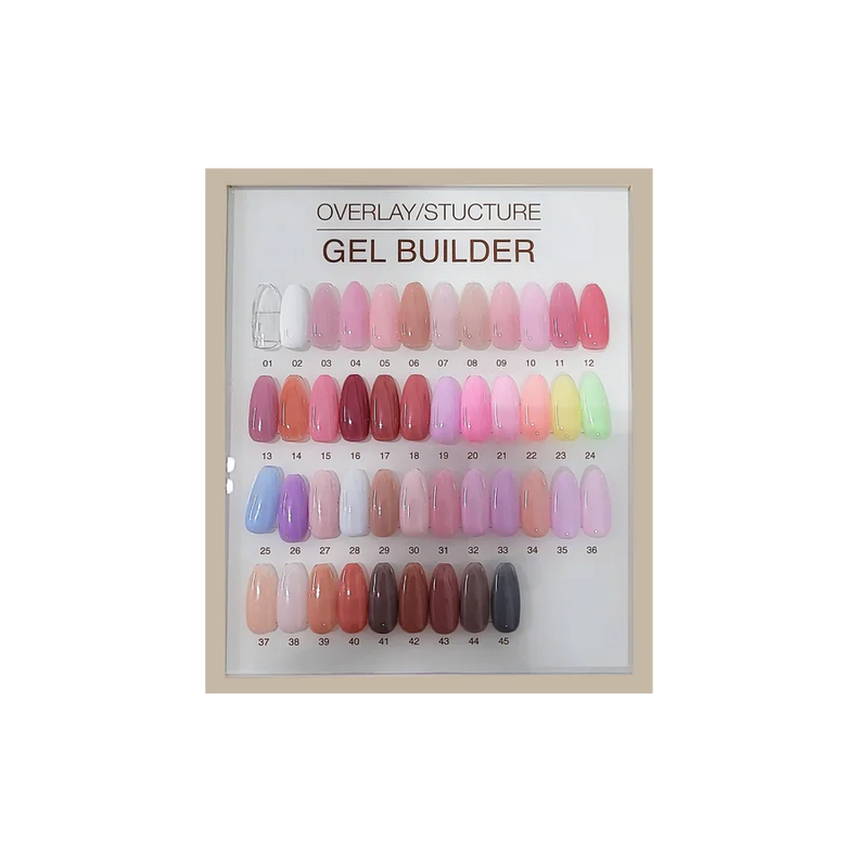 Cre8tion Acrylic Booklet - Overlay/Builder Gel 45 Colors