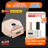 (Black Friday 2024 Deal) Apres Alpha 2 In 1 LED Nail Lamp - Buy 1 Get 1 Free Apres Prep + 1 Free Cre8tion All Purpose No Wipe