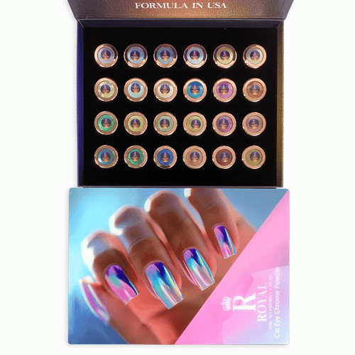 Royal - Cat Eye Chrome Powder Collection 2in1 | 24 Colors
