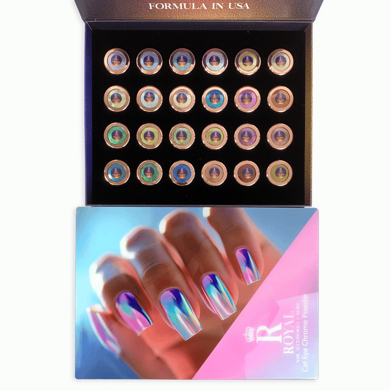 Royal - Cat Eye Chrome Powder Collection 2in1 | 24 Colors