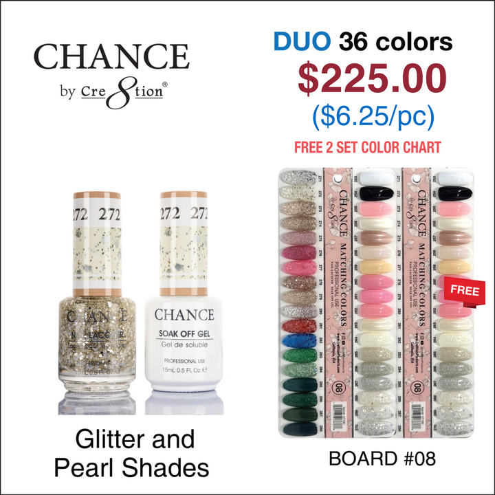One Chance! 　フィルイン・カラー　スプレッド・ワンズ・カラー ChanceDuo36colorsGlitter_Pearl