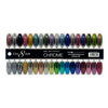 Cre8tion Chrome Nail Art Effect 1g - Full set 36 colors w/ 6 Top Diamond 0.5oz & 1 set Color Chart