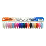 Cre8tion Paper Counter Display Holographic Gel 12 colors