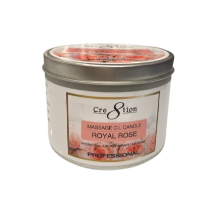 Cre8tion Massage Oil Candles 6oz - ROSE