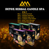 Pyramid Detox Herbal Candle Spa SINGLE BOX - 6 in 1 - 5 Scents