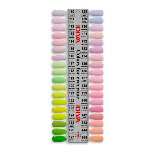 Super Deal DND DIVA Matching Dip/Acrylic - Full Set 180 colors ( Free 1 Set Color Chart & Bundle Gifts )