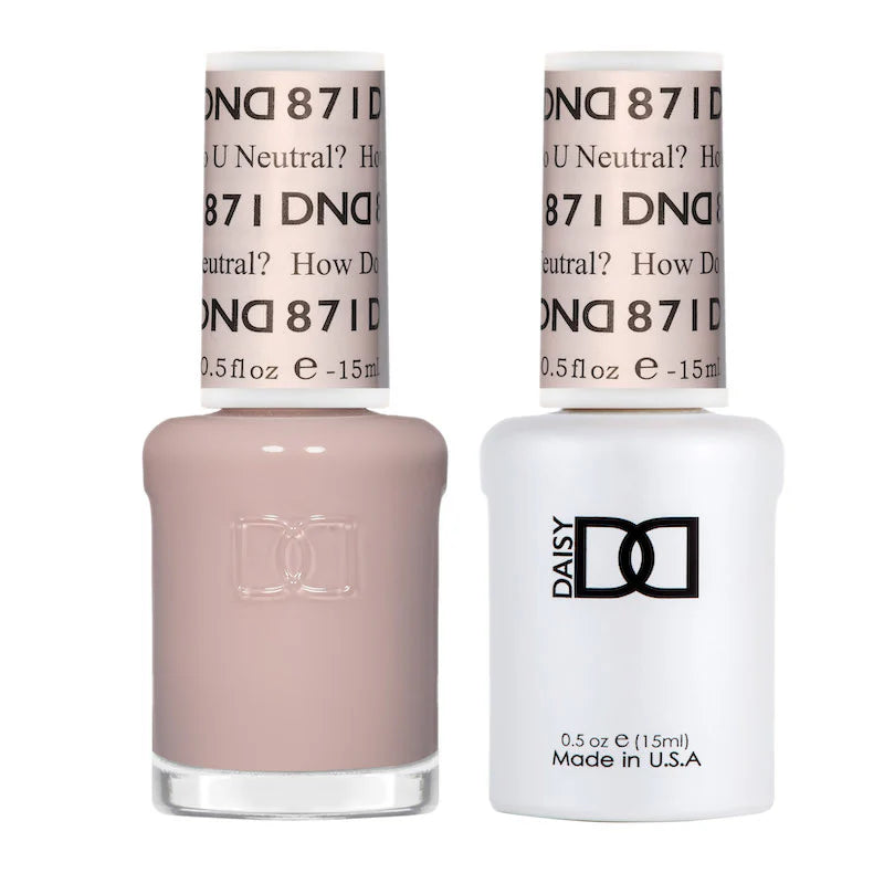 DND Matching Duo - Sheer Collection - 871 How Do U Neutral?