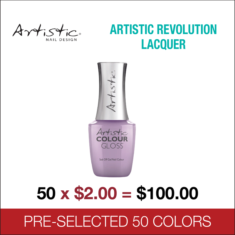 Artistic Revolution Lacquer Pre-Selected 50 colors - $2.00/each