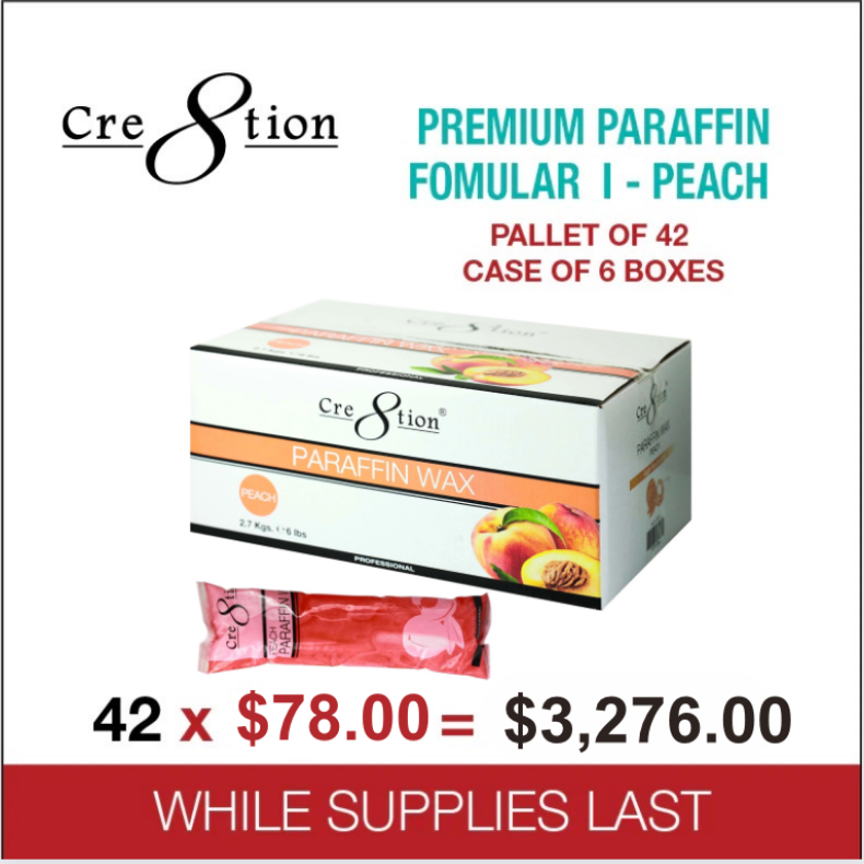 Cre8tion Premium Paraffin Fomula I - Peach