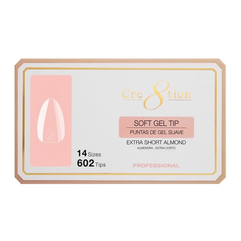 Cre8tion Soft Gel Tip - ALMOND