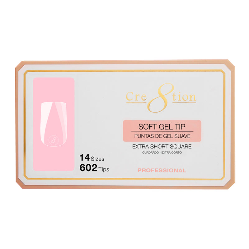 Cre8tion Soft Gel Tip - SQUARE