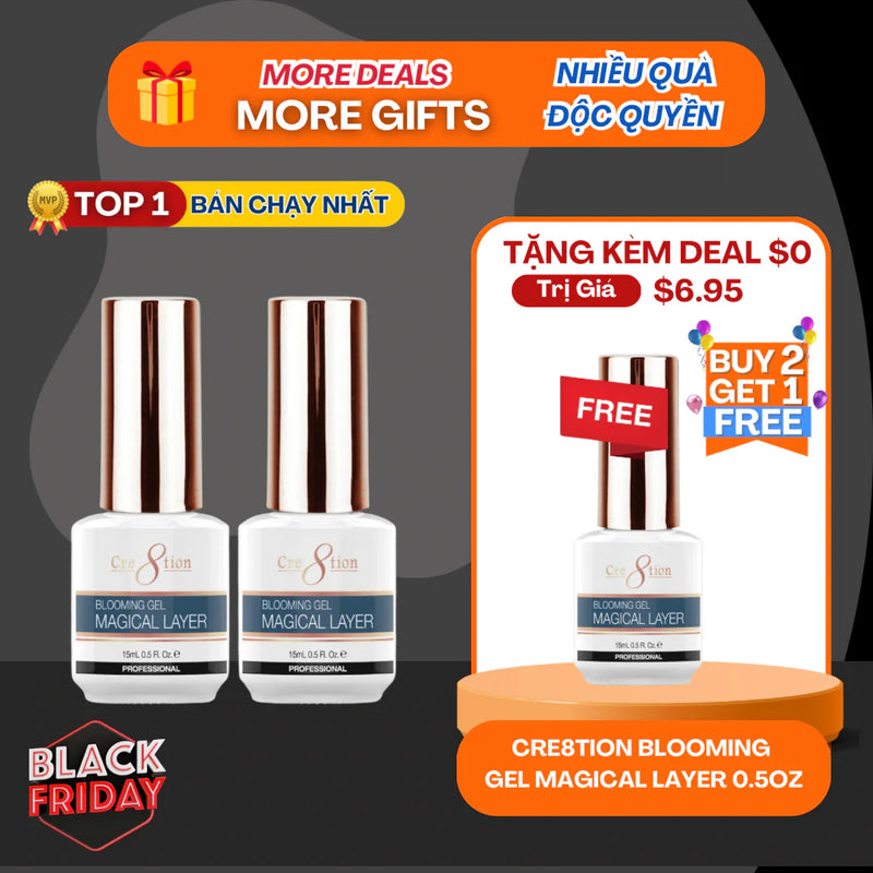 (Black Friday 2024 Deal) Cre8tion Blooming Gel Magical Layer 0.5oz - Buy 2 Get 1 Free