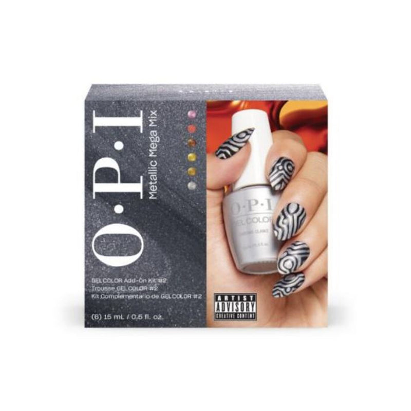 OPI Fall 24 Metallic Mega Mix Collection Add-On-Kit 2 - 6 Colors