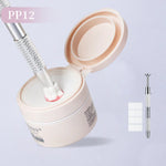 Vinimay Air Cushion Pat Pat Gel - Full Set 24 Colors w/ 1 Counter Display, 1 Patpat Sponge Box & Grab Clip