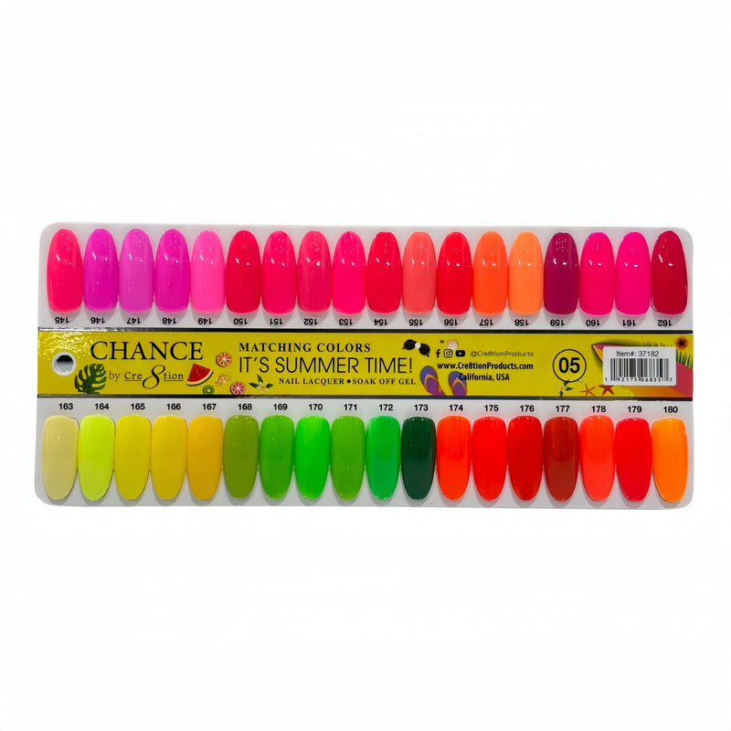 Chance Gel Color Chart 396 colors - Pick 1 (1-11)