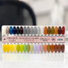 Chance Matching Color Gel & Nail Lacquer 0.5oz - 36 Colors #289 - #324 - Brown/Yellow/Nude Shades Collection w/ 2 set Color Chart