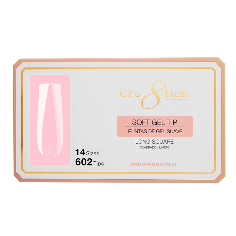 Cre8tion Soft Gel Tip - SQUARE