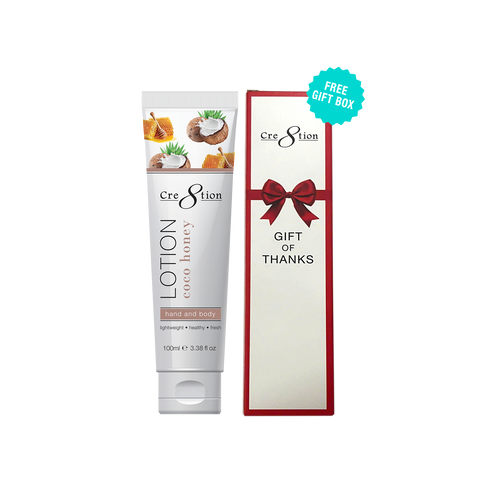 Cre8tion Hand & Body Lotion 100ml/fl. 3.3oz - Gift Box Free - Pallet Of 104 Cases