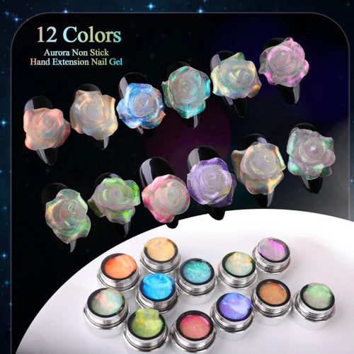 NACY 3D AURORA CARVED GEL - 12 COLOR