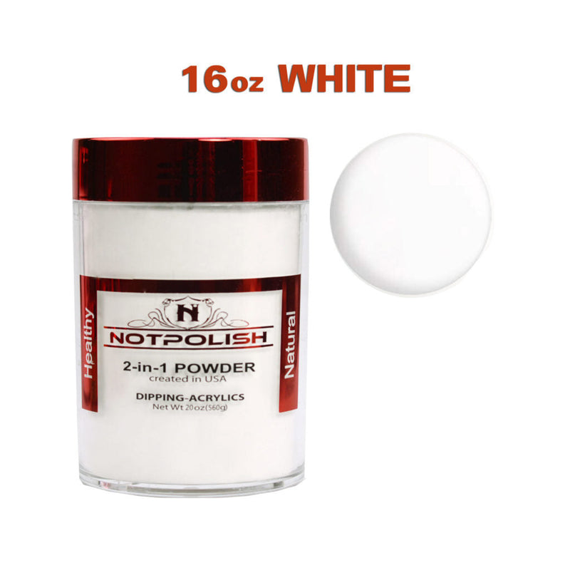 NotPolish Matching Powder 16oz - White