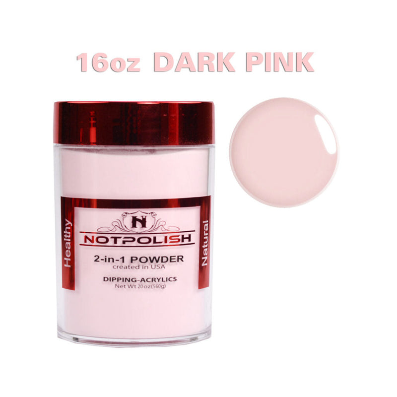 NotPolish Matching Powder 16oz - Dark Pink