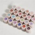 Vinimay Air Cushion Pat Pat Gel - Full Set 24 Colors w/ 1 Counter Display, 1 Patpat Sponge Box & Grab Clip