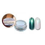 Cre8tion Pearl Chrome 1g Nail Art Effect - Full set 6 colors