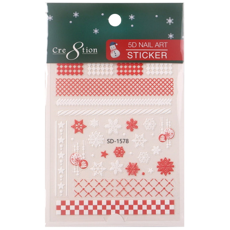 Cre8tion Nail Art Sticker Christmas (32 Styles)