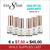 Cre8tion - Soak Off Gel System - Super White