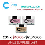 Chisel Nail Art - Dipping Powder - 2oz  Ombré Collection Full Set Of 204 Colors - $10.00/each
