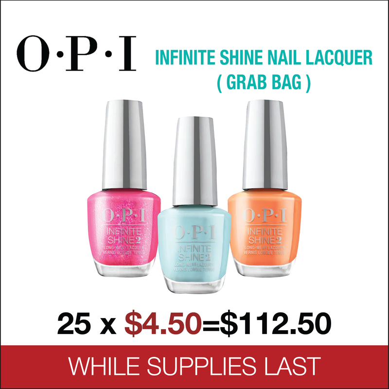 OPI Infinite Shine Nail Lacquer - Pre-selected 25 Colors ( Grab Bag )