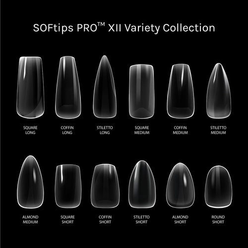 SOFGEL SOFTIPS PRO™ XII Variety Collection Tip Box (Box of 576pcs)