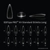 SOFGEL SOFTIPS PRO™ XII Standard Stiletto Long (Box of 500pcs)