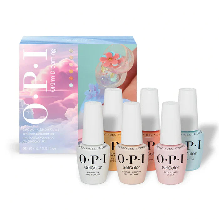 OPI Inteli-Gel 0.5oz - Spring 2025 Collection - OPI’m Dreaming Add on Kit #1 - 6 Colors